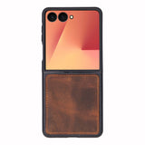 Flex Cover Samsung Galaxy Z Flip 7 Leren Hoesje – Slim Fit & Handgemaakt
