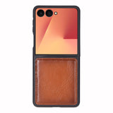 Flex Cover Samsung Galaxy Z Flip 7 Leren Hoesje – Slim Fit & Handgemaakt