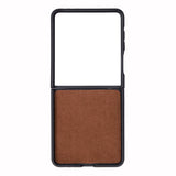 Flex Cover Samsung Galaxy Z Flip 7 Leren Hoesje – Slim Fit & Handgemaakt