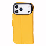 iPhone 17 Pro Uitneembare leren Wallet Case - RFID, MagSafe & Kaarthouder