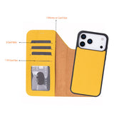 iPhone 17 Pro Max uitneembare Leren Wallet Case - RFID, MagSafe & Kaarthouder