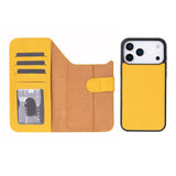 iPhone 17 Pro Max uitneembare Leren Wallet Case - RFID, MagSafe & Kaarthouder