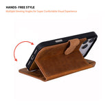 iPhone 17 Pro Uitneembare leren Wallet Case - RFID, MagSafe & Kaarthouder