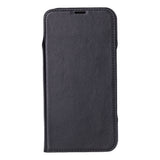 Sonat Leather iPhone 17 Pro Folio Case - Handgemaakt Echt Leren Hoesje met Kaarthouder