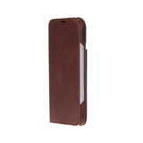 iPhone 17 Pro Max Sonat Leather Folio Case Handgemaakt Echt Leren Hoesje met Kaarthouder
