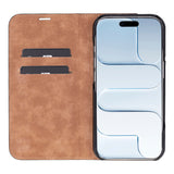 iPhone 17 Air leren Sonat Folio Case Handgemaakt Echt Leren Hoesje met Kaarthouder