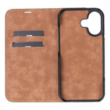Sonat Leather iPhone 17 Folio Case – Luxe Echt Leren Bookcase met Kaarthouder