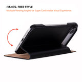 iPhone 17 Air leren Sonat Folio Case Handgemaakt Echt Leren Hoesje met Kaarthouder