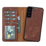 Uitneembare Samsung Galaxy S23 Ultra Leren Wallet Case – RFID & Kaarthouder