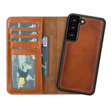 Uitneembare Samsung Galaxy S23 Ultra Leren Wallet Case – RFID & Kaarthouder