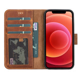 iPhone 12 Mini Uitneembare leren BookCase hoesje