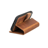 iPhone 12 Mini Uitneembare leren BookCase hoesje