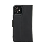 iPhone 12 Mini Uitneembare leren BookCase hoesje