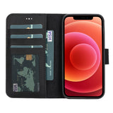 iPhone 12 Mini Uitneembare leren BookCase hoesje