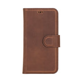 iPhone 12 Mini Uitneembare leren BookCase hoesje