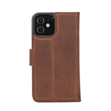 iPhone 12 Mini Uitneembare leren BookCase hoesje