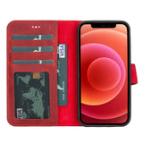 iPhone 12 Mini Uitneembare leren BookCase hoesje