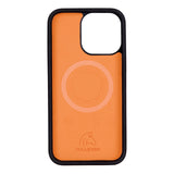 Pulledro iPhone 15 Pro Max BackCover met Kickstand & Keyring houder - Antic Coffee