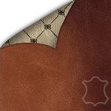 iPhone 17 Pro Max leren Solid Bookcase - Burned Cognac