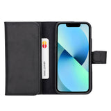 iPhone 14 Uitneembare leren BookCase hoesje