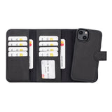 iPhone 14 Uitneembare leren BookCase hoesje