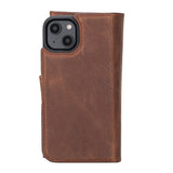 iPhone 14 Uitneembare leren BookCase hoesje