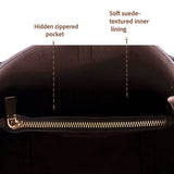 Azura Women's Genuine Leather Tote Bag – Handmade Cowhide Shoulder Bag