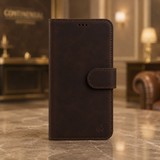 Pulledro Samsung Galaxy S26 Uitneembare Lederen BookCase van Echt Leer - MagSafe - RFID - Antic Coffee