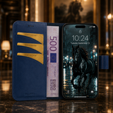 Bouletta iPhone 16e Uitneembare BookCase - Midnight Blue