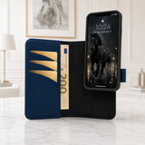 Bouletta iPhone 16e Uitneembare BookCase - Midnight Blue