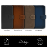 Bouletta iPhone 13 Uitneembare BookCase - Antic Coffee