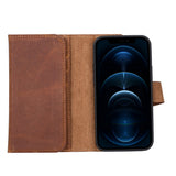 iPhone 13 Mini Uitneembare leren BookCase Hoesje