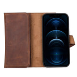 iPhone 13 Mini Uitneembare leren BookCase Hoesje