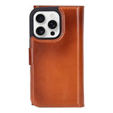 iPhone 16 Pro Uitneembare leren BookCase Hoesje