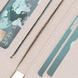 iPhone 12 Mini Leren Wallet Saff Case met Schouderband - Kaarthouder & Suède Voering