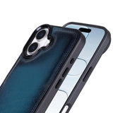 iPhone 17 Uitneembaar leren Bookcase - Midnight Blue