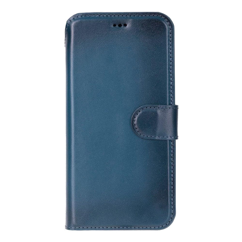 iPhone 17 Pro Uitneembaar leren Bookcase - Midnight Blue