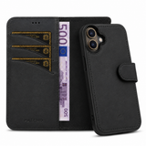 iPhone 17 Uitneembaar leren Bookcase - Rustic Black