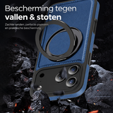 Perfeqt iPhone 18 Pro Max / 17 Pro Max BackCover met Kickstand & Keyring houder - Royal Blue