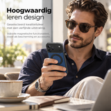 Perfeqt iPhone 18 Pro Max / 17 Pro Max BackCover met Kickstand & Keyring houder - Royal Blue