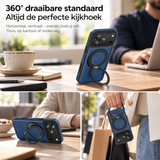 Perfeqt iPhone 18 Pro Max / 17 Pro Max BackCover met Kickstand & Keyring houder - Royal Blue
