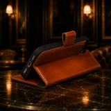 Pulledro iPhone 7/8 & SE (2020/2022) Uitneembare BookCase - Burned Cognac
