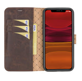 Bouletta iPhone 12 / 12 Pro Leren BookCase Luxe Portemonnee Hoesje