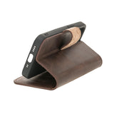 Bouletta iPhone 12 / 12 Pro Leren BookCase Luxe Portemonnee Hoesje