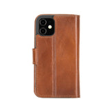 Bouletta iPhone 12 / 12 Pro Leren BookCase Luxe Portemonnee Hoesje