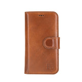Bouletta iPhone 12 / 12 Pro Leren BookCase Luxe Portemonnee Hoesje