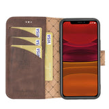 Bouletta iPhone 12 / 12 Pro Leren BookCase Luxe Portemonnee Hoesje