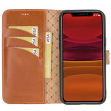 Bouletta iPhone 12 Mini Leren BookCase Portemonnee Hoesje