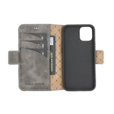Bouletta iPhone 12 / 12 Pro Leren BookCase Luxe Portemonnee Hoesje