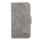 Bouletta iPhone 12 Mini Leren BookCase Portemonnee Hoesje